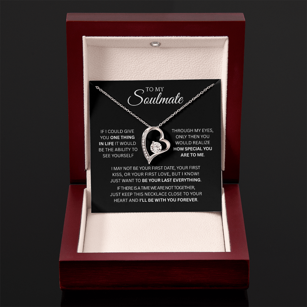 To My Soulmate Forever Love Necklace