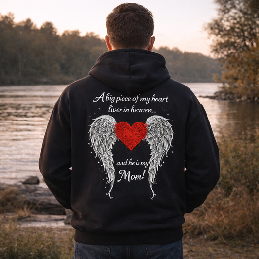 Memorial Angel Wings Hoodie