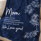 We Love You Mom Blanket