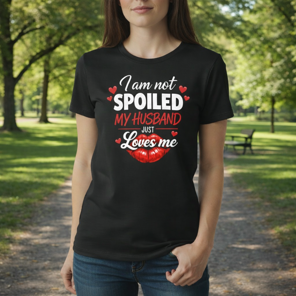 MY HUSBAND JUST LOVES ME SHIRT