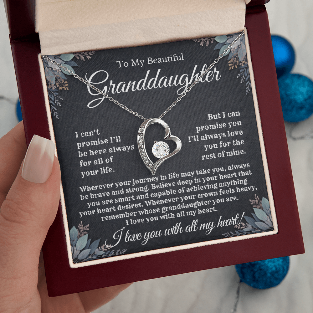 To My Beautiful Granddaughter | Forever Love Necklace