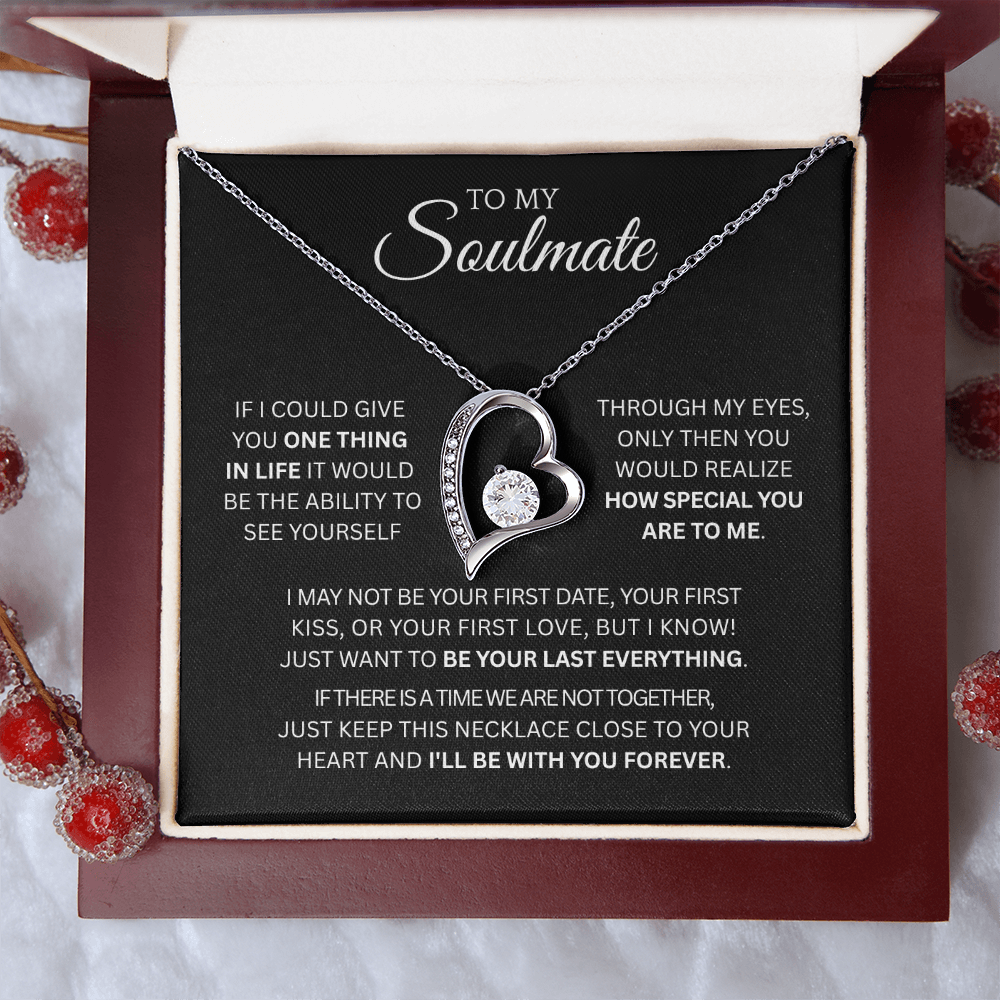 To My Soulmate Forever Love Necklace