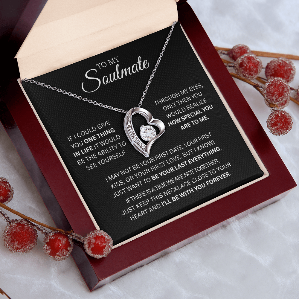 To My Soulmate Forever Love Necklace