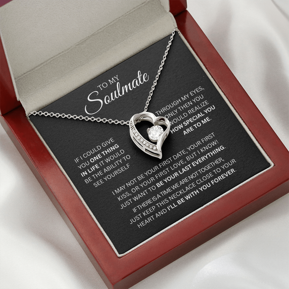 To My Soulmate Forever Love Necklace