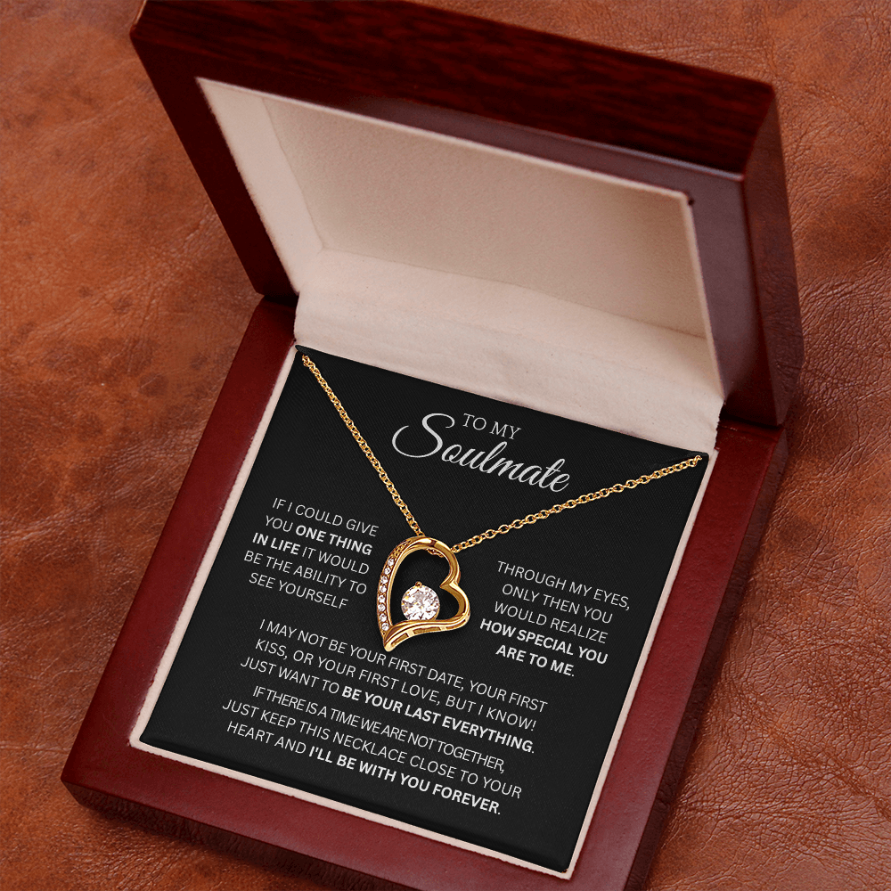 To My Soulmate Forever Love Necklace