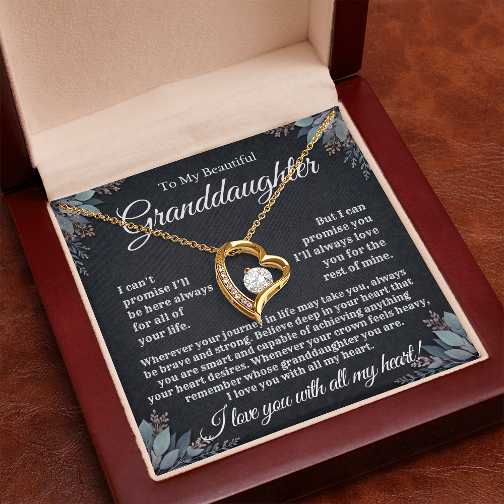 To My Beautiful Granddaughter | Forever Love Necklace