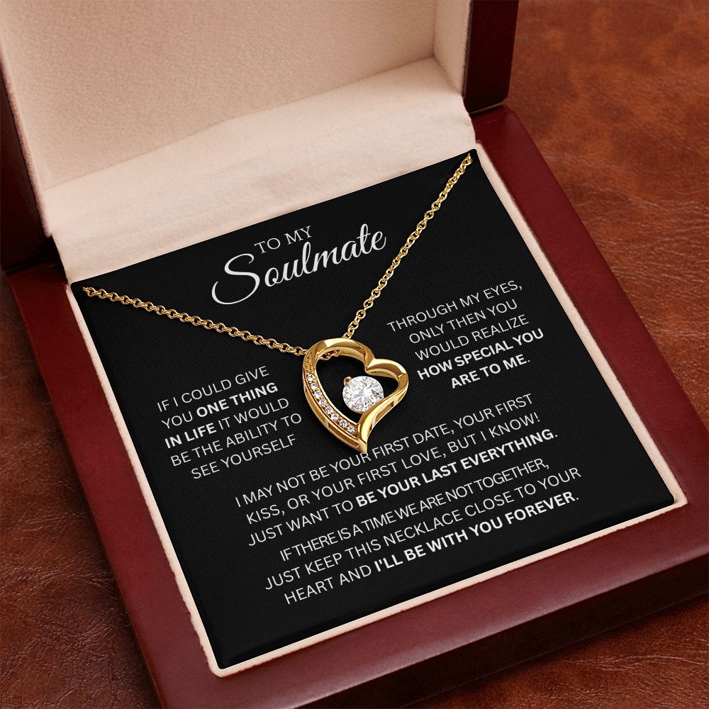 To My Soulmate Forever Love Necklace