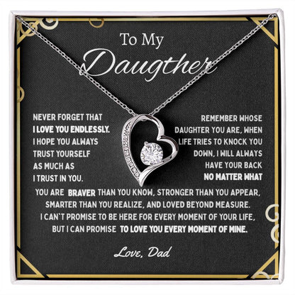 To My Daughter | Forever Love Necklace | Best Gift for Daughters