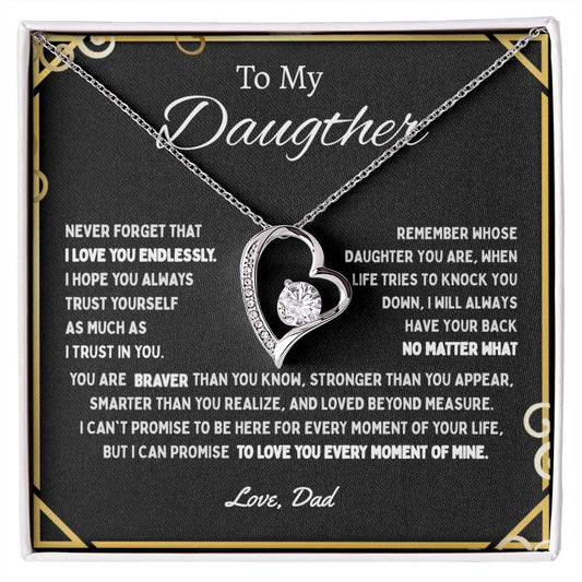 To My Daughter | Forever Love Necklace | Best Gift for Daughters