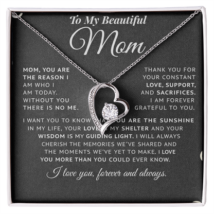 To My Mom - FOREVER LOVE NECKLACE