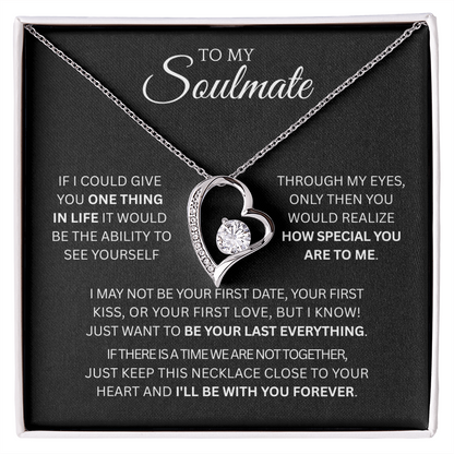 To My Soulmate Forever Love Necklace