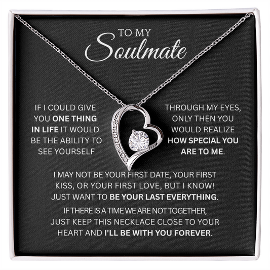 To My Soulmate Forever Love Necklace