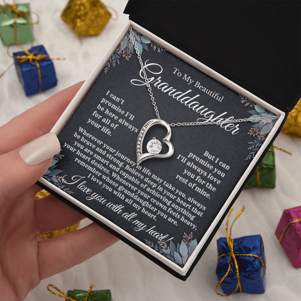 To My Beautiful Granddaughter | Forever Love Necklace