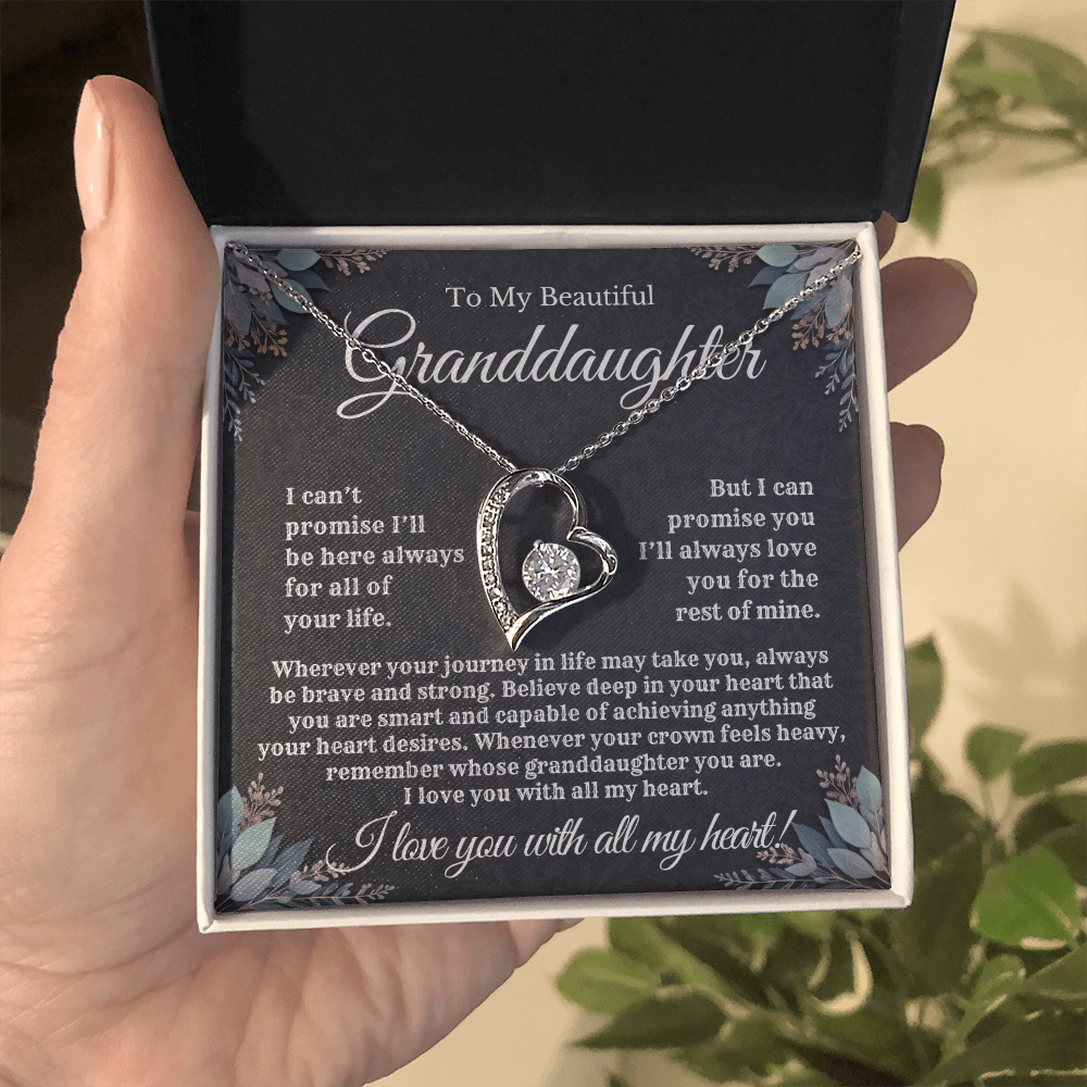 To My Beautiful Granddaughter | Forever Love Necklace