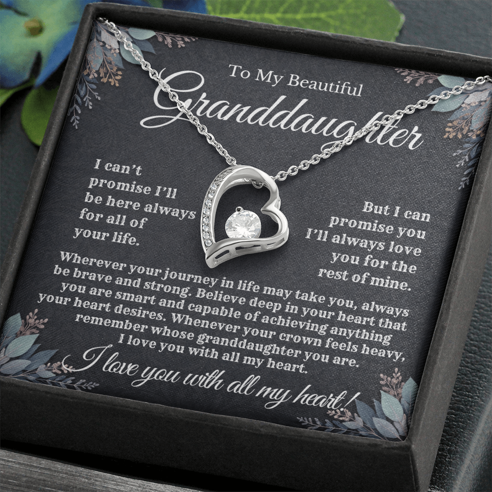 To My Beautiful Granddaughter | Forever Love Necklace