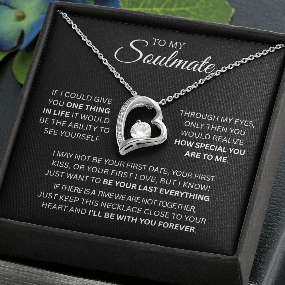 To My Soulmate Forever Love Necklace