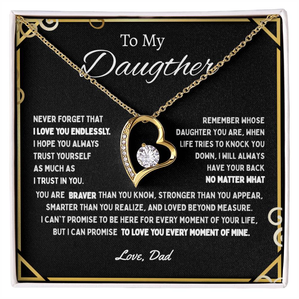 To My Daughter | Forever Love Necklace | Best Gift for Daughters