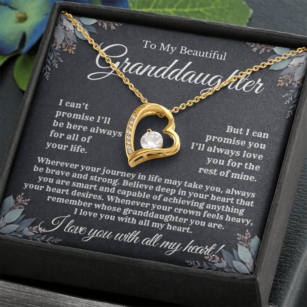 To My Beautiful Granddaughter | Forever Love Necklace