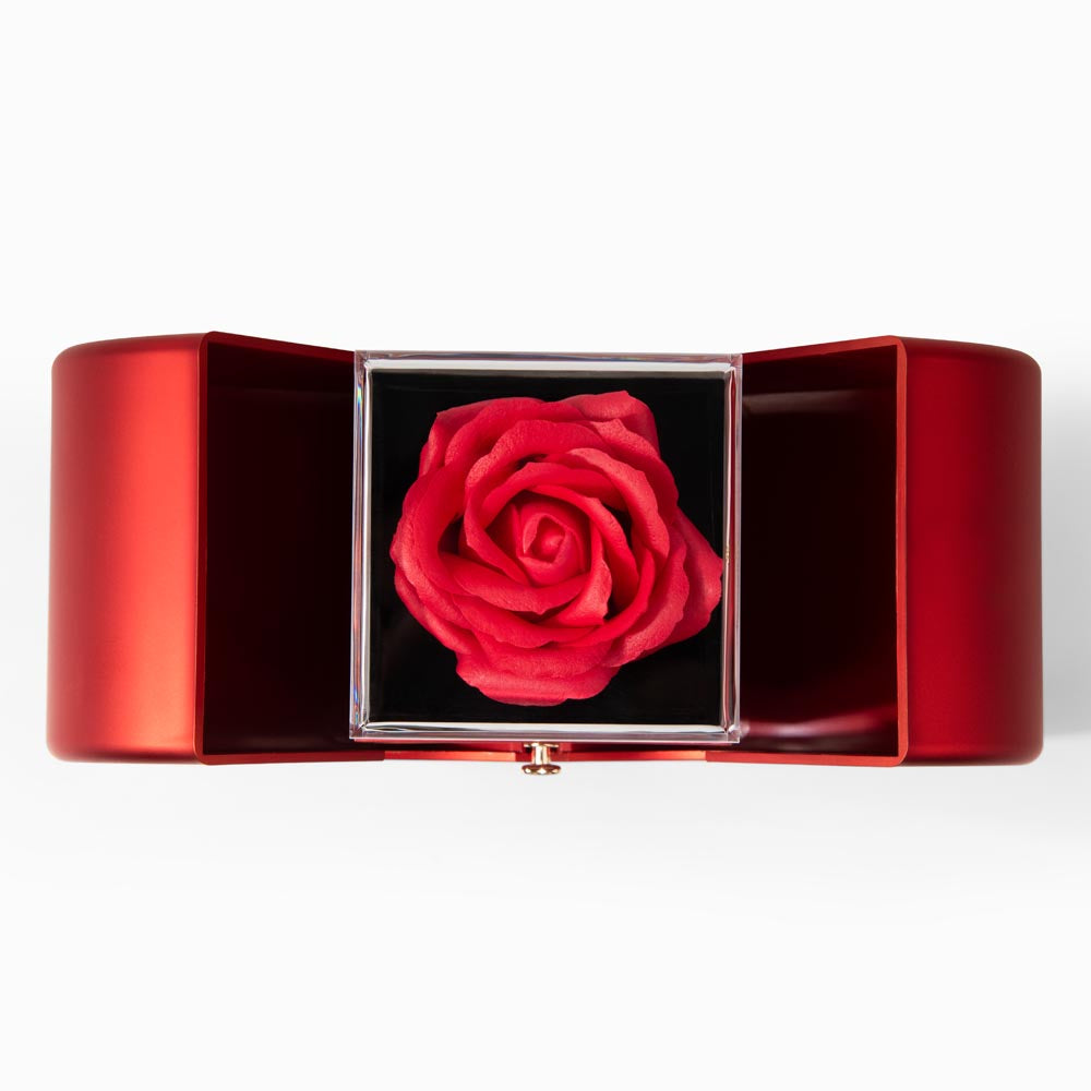 To My Daughter Red Heart Rose