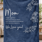 We Love You Mom Blanket