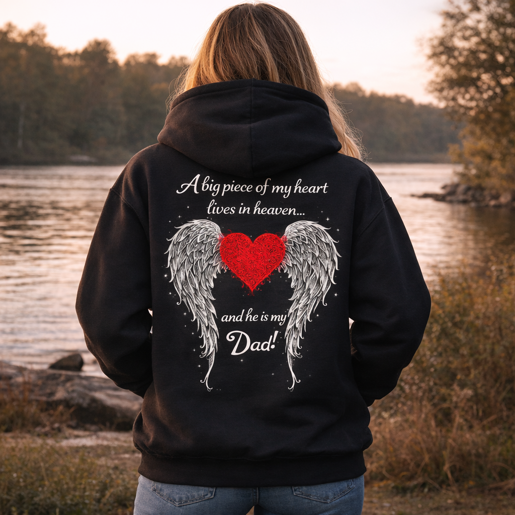 Memorial Angel Wings Hoodie