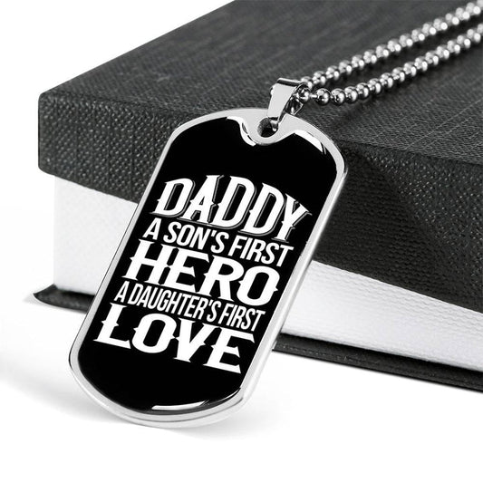 Collection Dad - Hero - Dog Tag Necklace