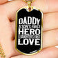 Collection Dad - Hero - Dog Tag Necklace