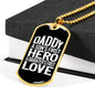 Collection Dad - Hero - Dog Tag Necklace